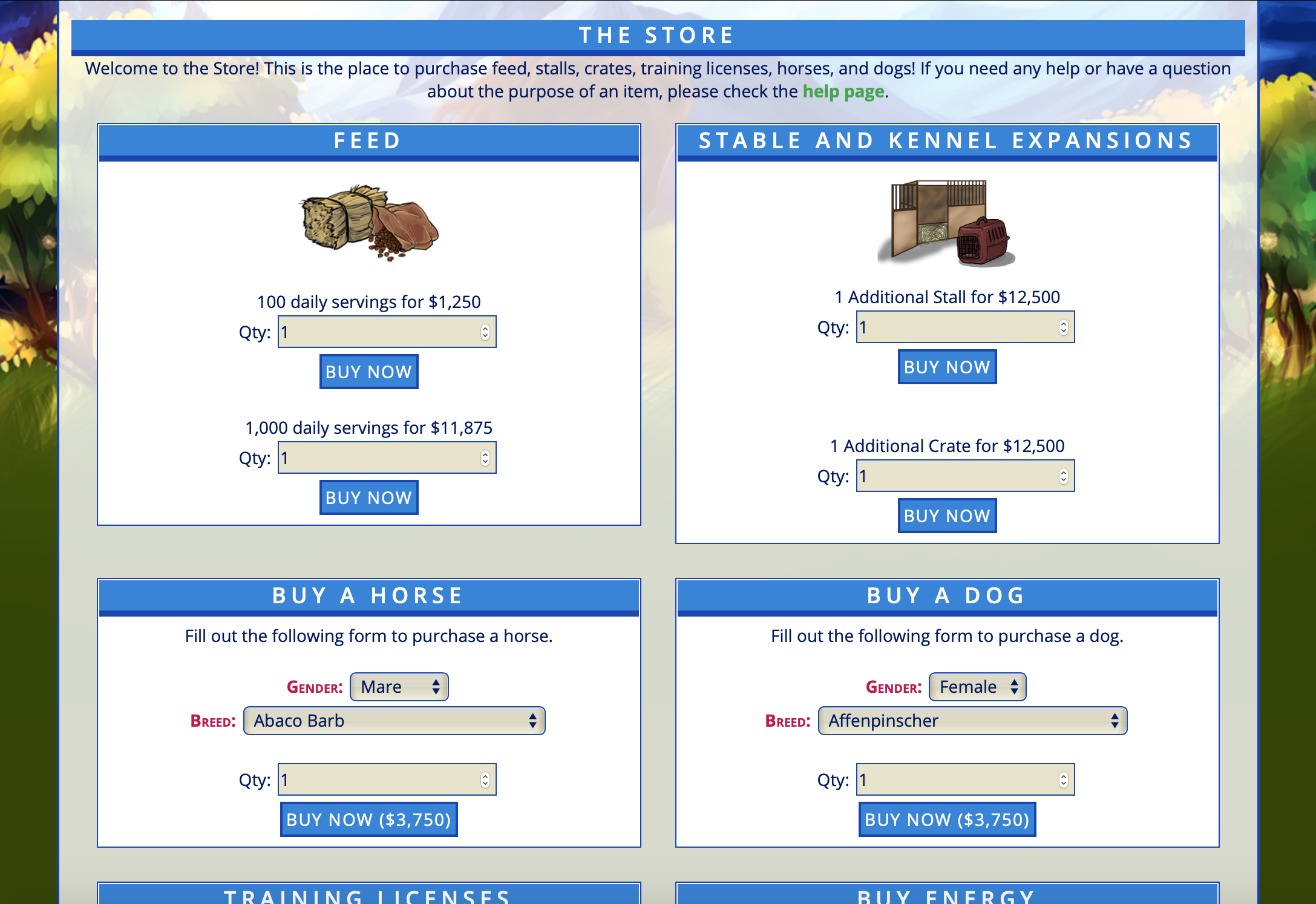Screenshot of Game Play. Click to enlarge. Screenshot of Game Play